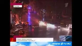 Burjanadze's car killed police man.   26 may 2011.  Tbilisi