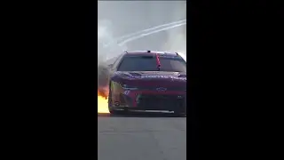 Big fire at the Roval 