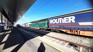 Railpool 185 448-7 am 27.10.2022  Bahnhof Schärding