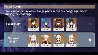 Abyss Floor 12-3 Clear No Dendro Genshin Impact 3.6