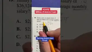 ASVAB Arithmetic Reasoning #19 Question Walk Through