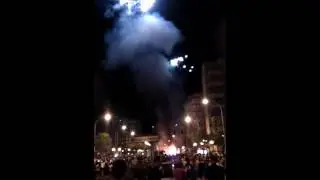 La quemada de una hoguera de Alicante