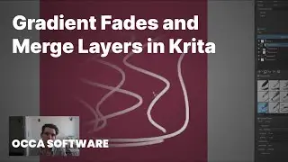 Krita: Merge Layers with Opacity