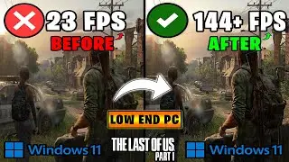 The Last of Us Part I: Increase FPS And Fix Lag & Stutter on Low End PC ✅The Last of Us FPS DROP FIX