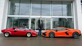 History of the Lamborghini factory, what's changed over the past 50 years. Countach Euro Tour Pt.3