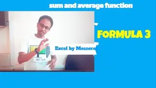 FORMULA EXCEL 3 ! Total & average. How to use sum and average function across an EXCEL