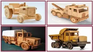 Wooden Mini Tractor || wood Prime Truck || How to Make Trailer Designs || woodworking