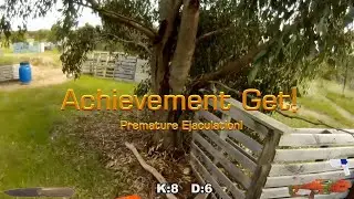 Destroying my blaster chasing patches at The Boneyard! (Dumbass runs around knifing people...)