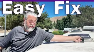 RV Dometic Air Vent Repair