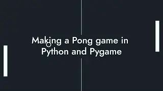 Learning Pygame by making Pong part 3 - Improving the collision mechanics and adding sound