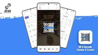 QR & Barcode Scanner & Maker | Utility | Android | Jeux Developers | 2023