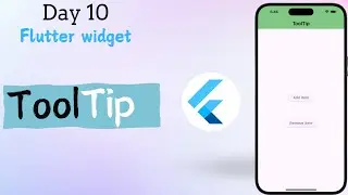 Flutter ToolTip Widget:  Display Info on Tap [ Flutter 2024] || Day 10