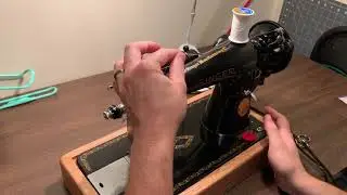 Winding bobbin and threading a singer 15-91