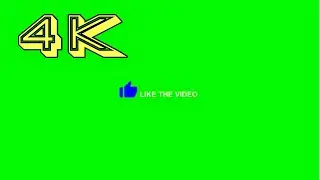 Like Button Green Screen Animation No copyright (4K video) || Green Screen video