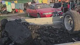 Октябрь, ремонт кухни, ремонт машины