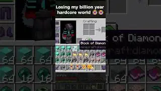 Losing my trillion year hardcore world 😭😭