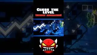 Geometry Dash: QUIZ! #quiz #guess #insane #level #impossible #challenge #fast #intertainment #shorts
