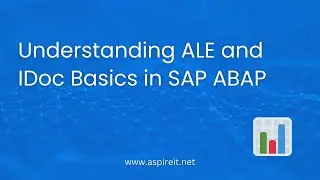 Understanding ALE and IDoc Basics in SAP ABAP 📊 | SAP ABAP Training 