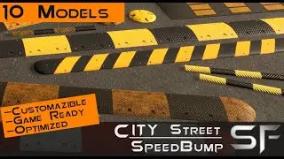 UE5 Photorealistic and OPTIMIZE Speed Bump Asset