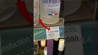 Mind blowing🤯 VODKA prices￼ 🇮🇩 Russian 🇷🇺 checks out vodka price abroad ￼