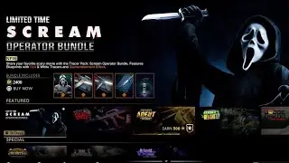 GHOSTFACE / SCREAM - Limited Time Operator Bundle Showcase WARZONE / Black Ops Cold War