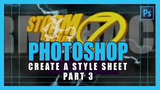 Photoshop Tutorial - Part 3 - 3D text, Clouds, Lightening and Filters - Part 3