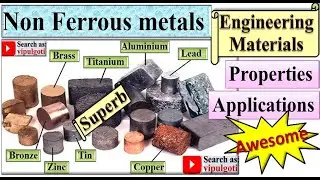 Non Ferrous metals, Types of Engineering materials, GTU 