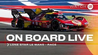Ferrari Hypercar | Onboard the #51 LIVE race action at 6H COTA  2024  | FIA WEC