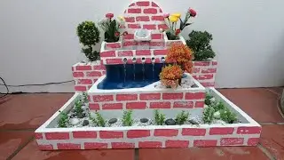 Create aquariums, to decorate the garden, products are made from foam boxes