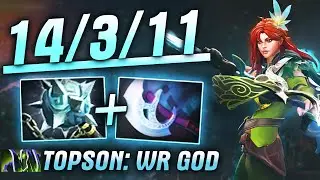11000 ММР ВРКА УНИЧТОЖИЛА ПРО ИГРОКОВ | MRXSMURF Windranger Dota 2