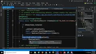 F18 PROG1612 3.5 Create Database Errors