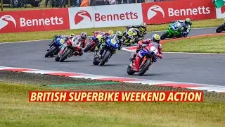 2024 British Superbike Championship Snetterton Weekend Racing Action