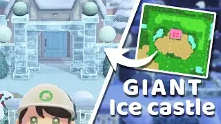 GIANT Ice Castle Build | ACNH | Fwogmas