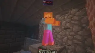 Minecraft : Скелеты-мечники едят бабку