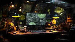 Post Apocalyptic Shelter Ambience From Alien Invasion. Sci-Fi Ambient for Sleep, Study, Relaxing.