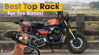 Tvs Ronin Modification || Best Top Rack for Tvs Ronin || Installation Video ||