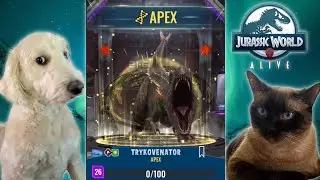 WHO WILL UNLOCK TRYKOVENATOR in less fuses? IDGT902 vs Practicekat (Jurassic World Alive)
