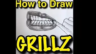 How to Draw Grillz • Smile • Teeth 