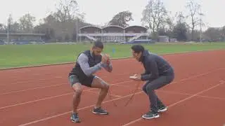 Sprinter Training under Physiotherapist Rhys Chong