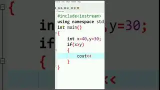 IF statement in C++ 