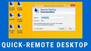 Quick desktop Connection || Remote desktop connection Window 10 || Setup remote desktop Connection