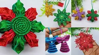 Christmas Trends 2024 - Christmas Tree Ornaments Making at Home-Decorate With Me-DIY Handmade Crafts