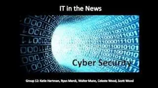 Cyber Security History, Threats, & Solutions - 2013