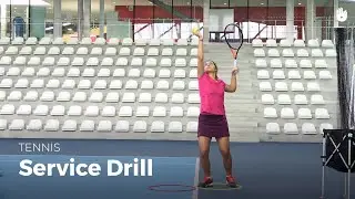 Serve Drill: Toss and Balance | Tennis