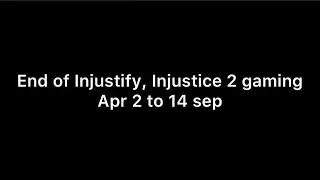 Goodbye! End of injustify- 2020- 2020
