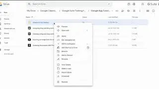 Keeping Drive Organized: Moving Files to Another Folder