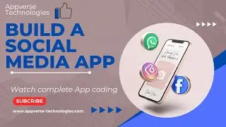 Build A Project | Social Media App | Flutter Project | Appverse Technologies