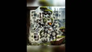 QR Code Turn Into Abandoned QR Code Robot Art🤖