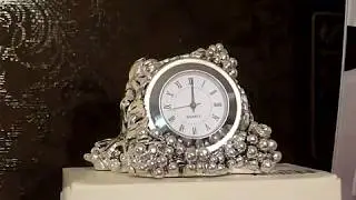 Итальянские серебряные сувенирные часы