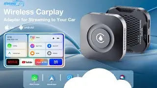 KAMING Wireless Carplay Adapter with Netflix & YouTube - 2023 HDMI Dongle